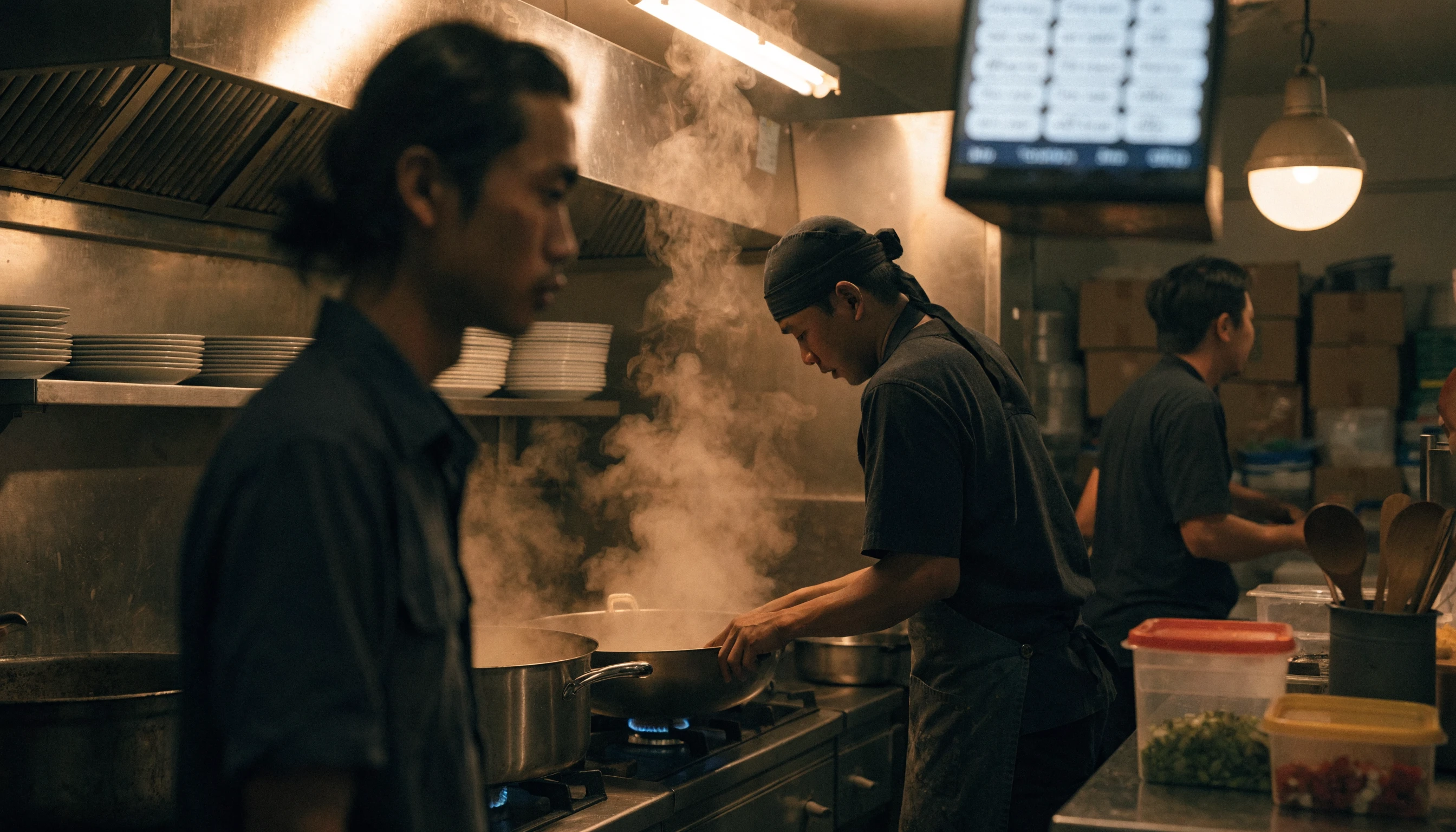 Kitchen Display System (KDS) untuk Kedai Makan Kecil — Tanpa Peranti Tambahan